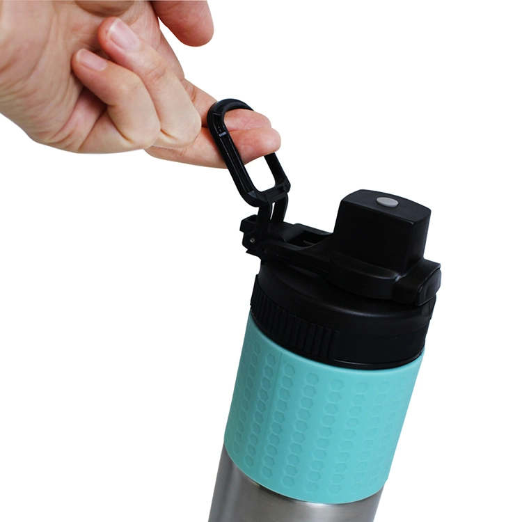 Premium 500ml Double Wall 304 Stainless Steel Flip Lock Water Bottle vacuum Flask for Outdoor