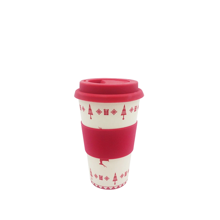 Eco-Friendly Sustainable Reusable Bamboo Fiber Coffee Cup Tableware Milk Mug Travel Mug