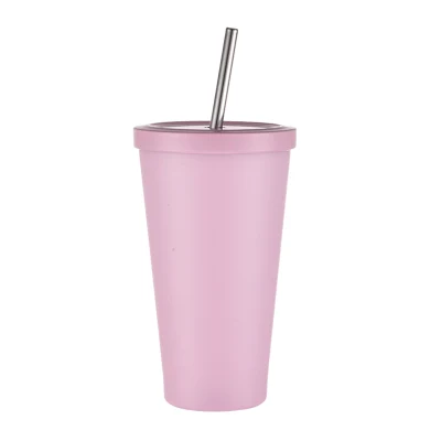 Vaso aislado del viaje del coche del vacío del acero inoxidable de las paredes dobles de la taza del jugo