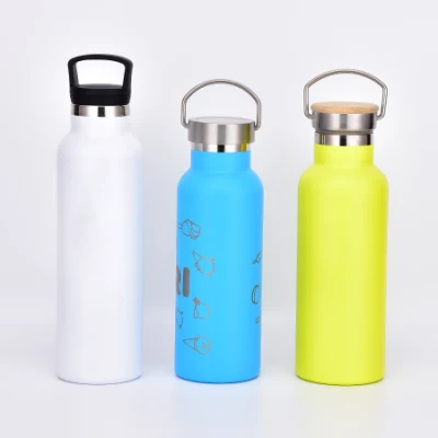 Frasco de vacío de acero inoxidable sin BPA, botella de agua fría y caliente con aislamiento deportivo para gimnasio, para Picnic y Camping